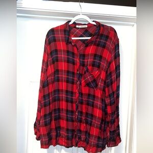 Red and blue Maurice’s flannel